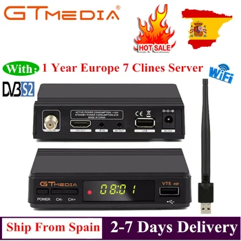 

Freesat V7S HD Satellite Receiver Freesat V7 Support CCCams Newcamd PowerVu Biss WiFi 3G Youtube USB PVR GTMedia V7S HD DVB-S2