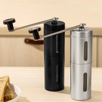 

Multi-Purpose Coffee Grinder Mini Stainless Steel Hand Manual Handmade Coffee Bean Burr Grinders Mill