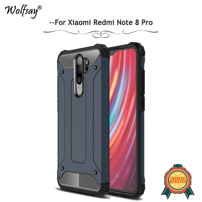 Чехол для Xiaomi Redmi Note 8 Pro противоударный жесткий чехол телефона Pro|Бамперы| |