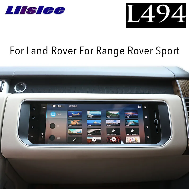 Автомагнитола Liandlee мультимедийный сенсорный ЖК экран 4K HD для Land Rover Range Sport L494 2013 ~
