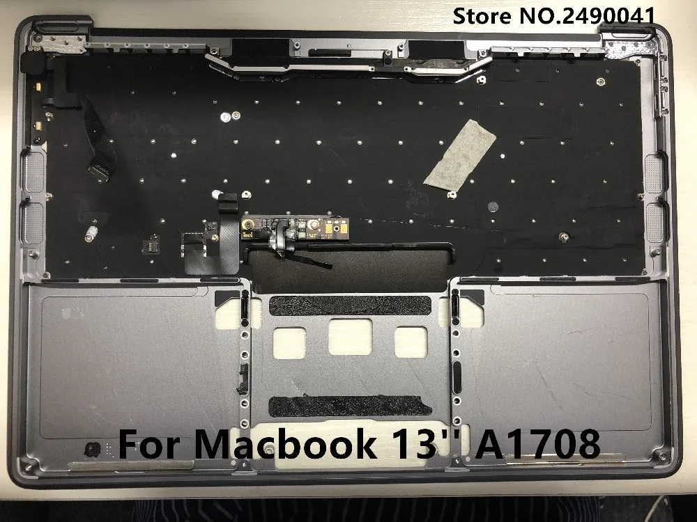13 ''A1708 Серый Полный Topcase Великобритания Клавиатура для Macbook Pro 13" A1708