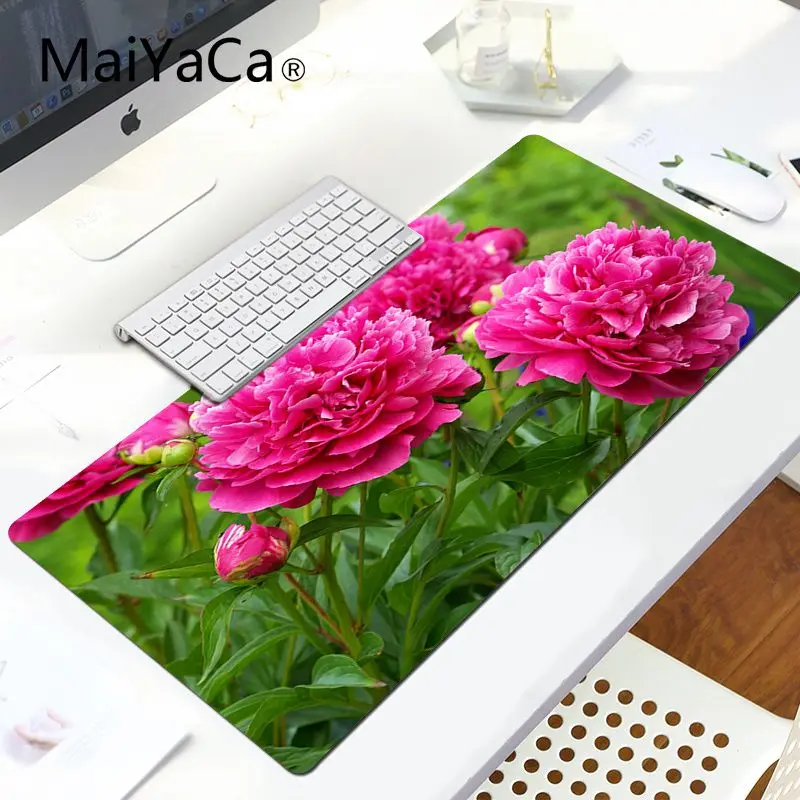 MaiYaCa цветы Пион Комфортный коврик для мыши игровой коврик для мыши