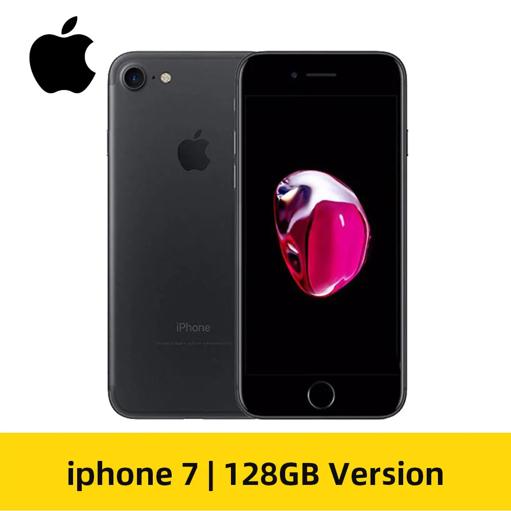 Apple iPhone 7 4 аппарат не привязан к оператору сотовой связи смартфон 32/128 ГБ Встроенная память IOS мобильного телефона(б/у 99% НОВЫЕ - Цвет: 128GB Gray