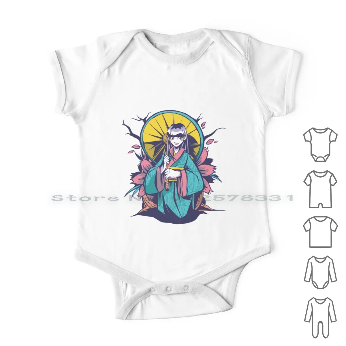 

Umbrella Anime Girl Newborn Baby Clothes Rompers Cotton Jumpsuits Anime Lovers Anime Fans Japanese For Big Girls Anime For