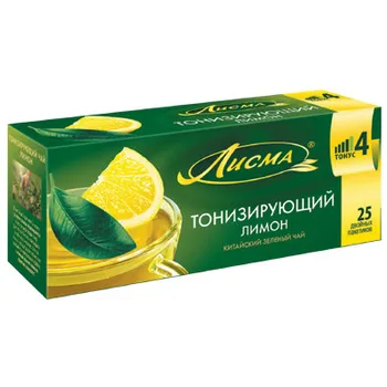 

Tea Lisma "toning Lemon", Green flavored, 25 bags