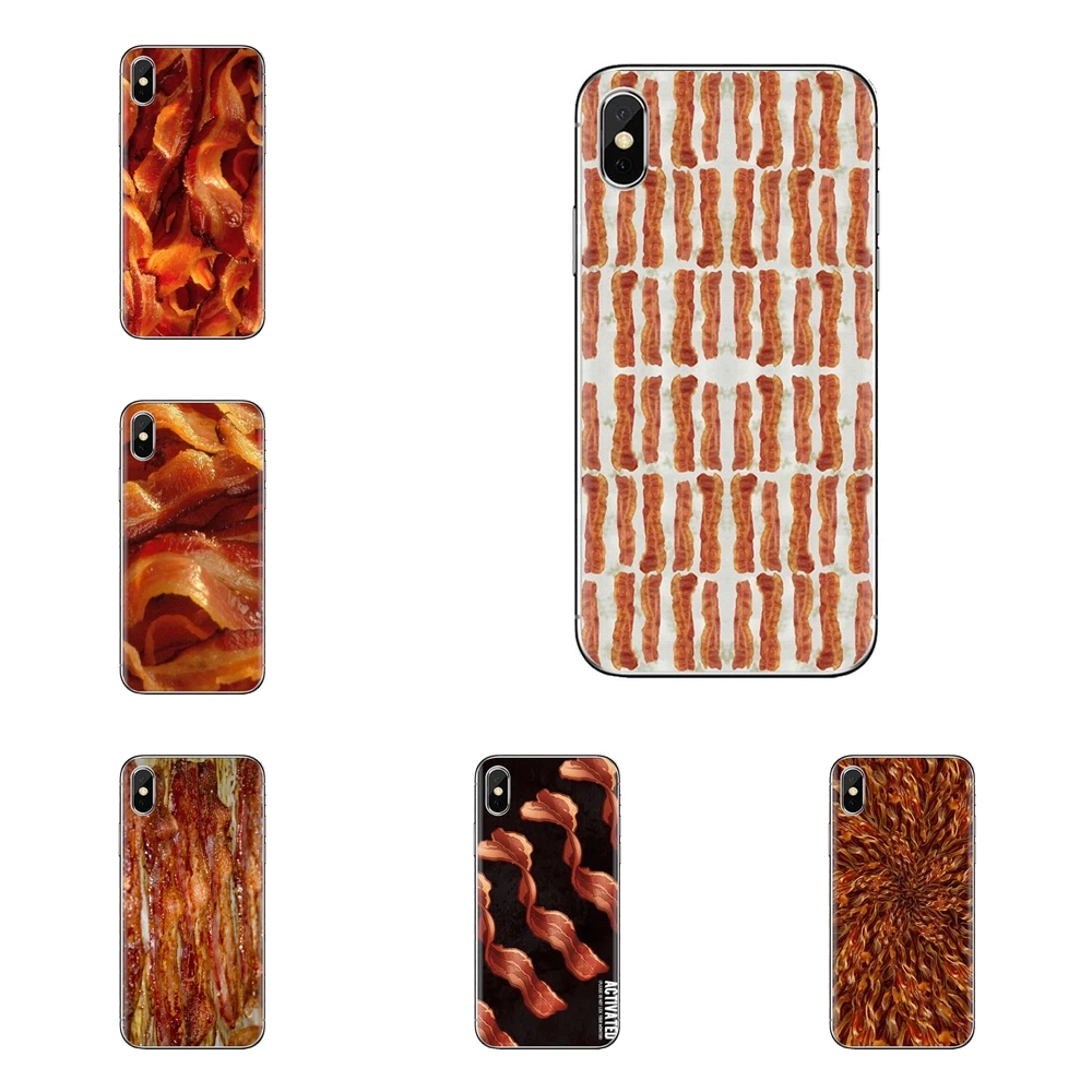For Huawei G7 G8 P7 P8 P9 Lite Honor 4C 5X 5C 6X Mate 7 8 9 Y3 Y5 Y6 II 2 Pro 2017 Love Delicious Bacon Poster TPU Silicone Case |