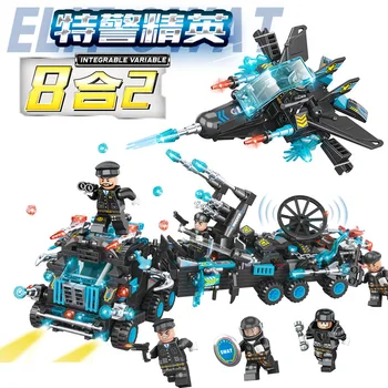 

SWAT Elite Compatible LEGO Police, the SQL Statements Are Run and Returned Results Are Assembled Building Blocks Children yi sdi