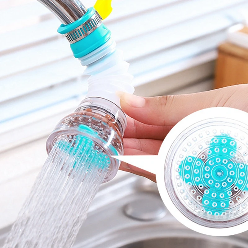 Rotatable 360 Faucet Extender Adjustable Water Tap Saving Universal Connector Extender Rotary Water Purifier Filter Bathroom 4