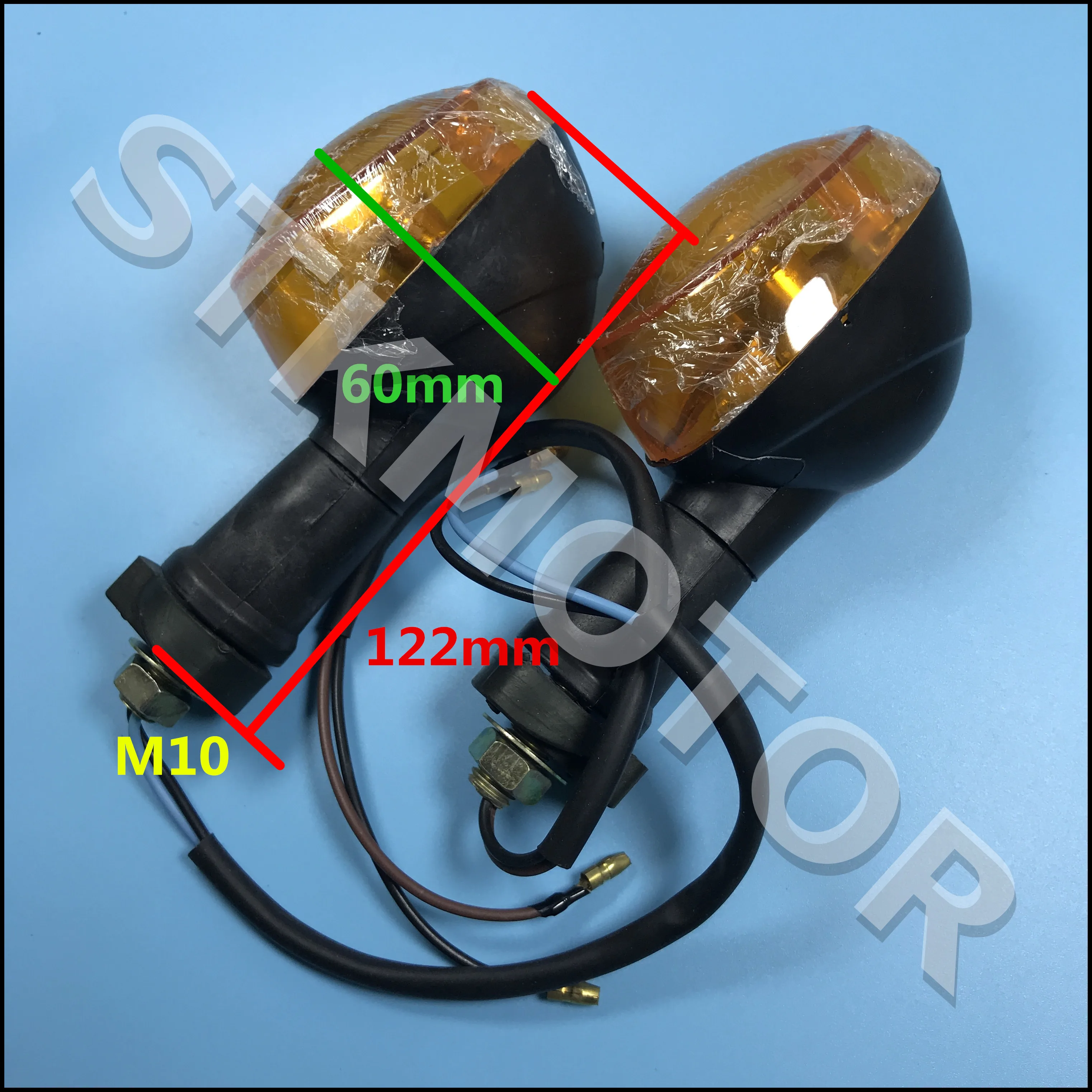 

M10 10MM Front / Rear Turning Light Signal Light 50CC 110CC 150CC ATV Scooter Moped Motorcycle Parts