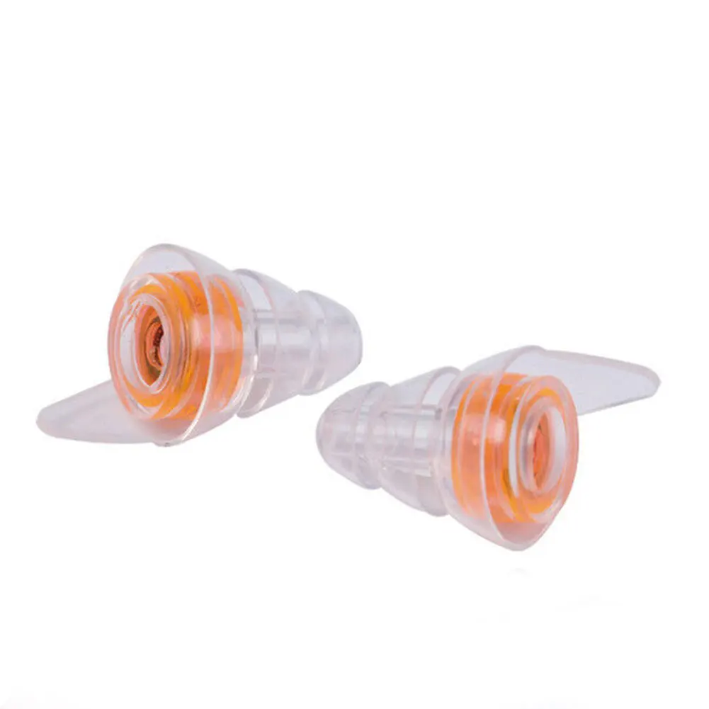 

Soft Silicone Noise Cancelling Ears Plugs Travel Sleeping Concert Earplug EK-New