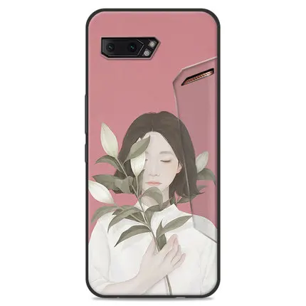A2 Чехол-бампер для ASUS ROG Phone 2 II, чехол ZS660KL I001DA, мягкий силиконовый чехол из ТПУ для телефона ASUS ROG Phone2 - Цвет: A2