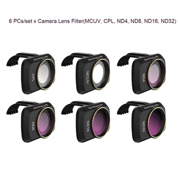 

6pcs/set Professional Mini Filters Camera Lens Filter Set for DJI Mavic Accessories UV CPL ND NDPL4/8/16/32