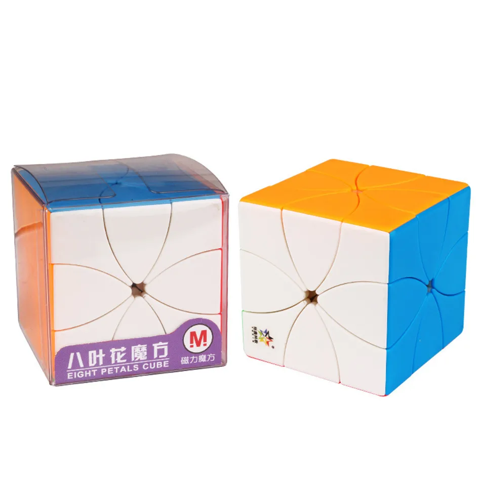 Yuxin-cubo magnético de ocho pétalos 3x3, forma extraña, ocho hojas, flores, cubo mágico