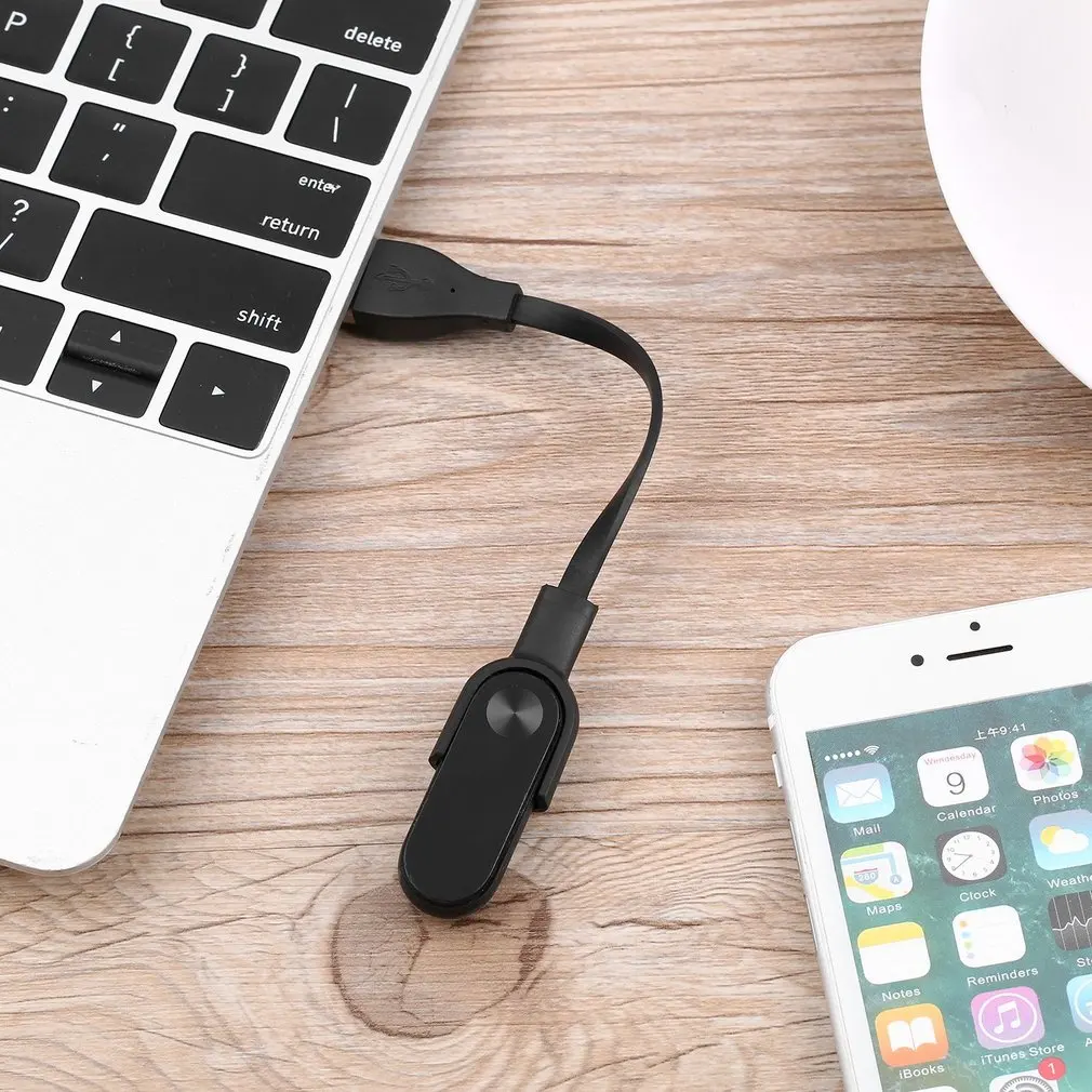 Высокое качество Портативный ТПУ Smart Cover заряжатель USB браслета кабель черный