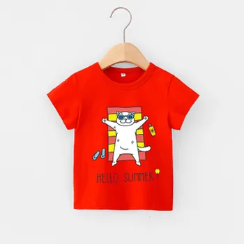 

Summer Casual Children's cars trucks Dinosaur Cartoon T-Shirts kids Boy Tops Tees baby boys Tops Baby children t-Shirts 4018