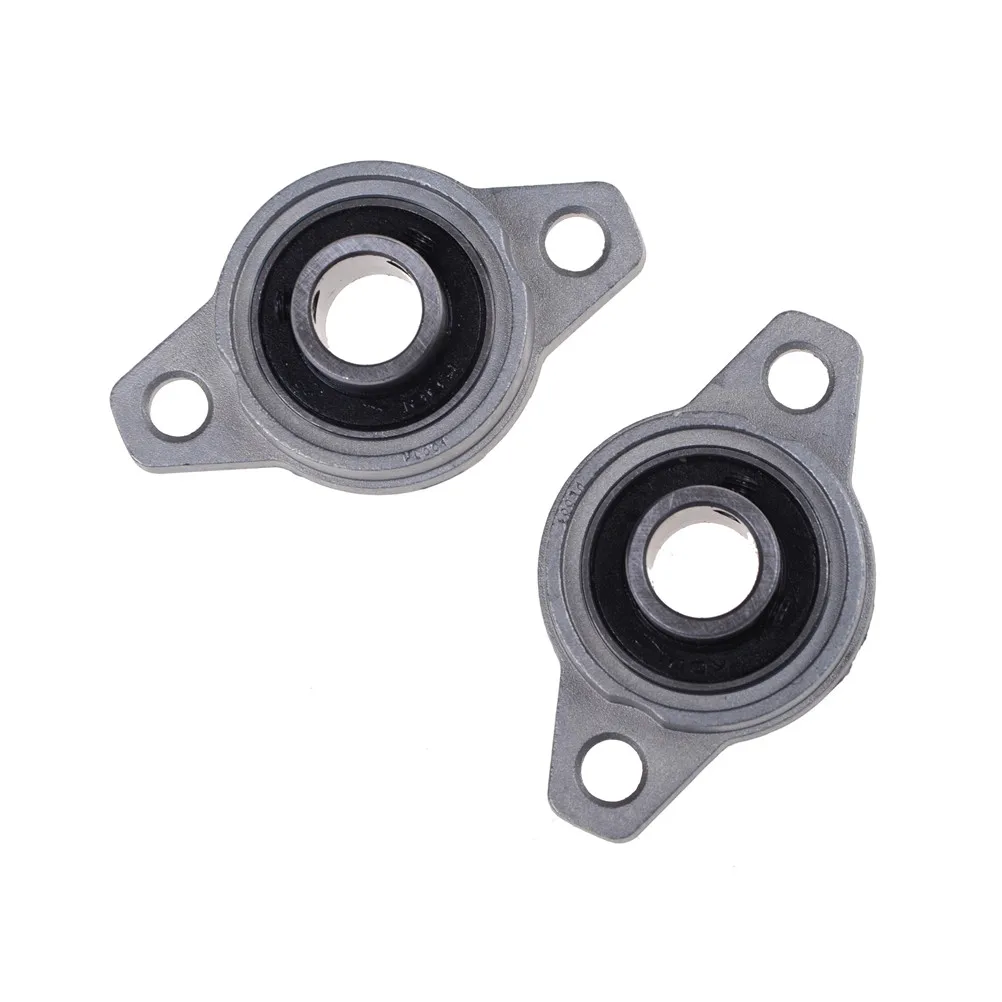KFL08 Pillow Block Bearing 8mm Bore Diameter Zinc Alloy Rhombic Flange Bearing High Quality 2Pcs/lot