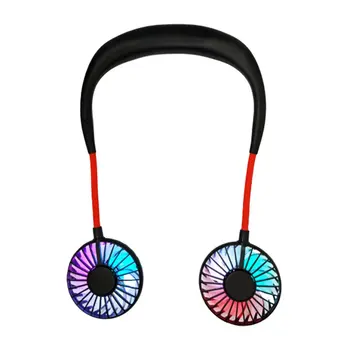 

Sports Fan Neck Ring Fan Hanging Neck Lazy Aromatherapy Lantern Outdoor Mini Portable Practical Durable Fans