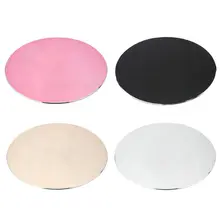 Round Mouse Pad Aluminum Alloy Gaming Mousepad for Laptop Notebook PC Computer B95C