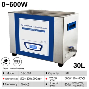 

Digital 30L Ultrasonic Cleaner silent design Sweep Frequency Degassing DPF Mold PCB Circuit Board Ultrasonic Cleaning Machine