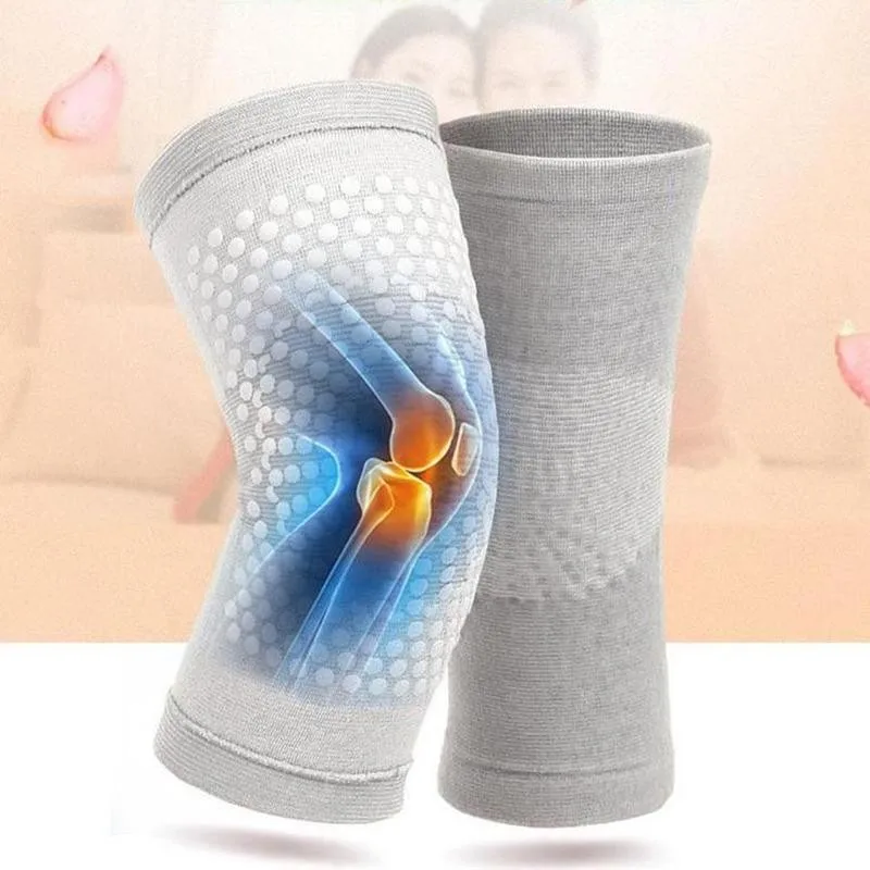 2pcs Leg Warmer Tourmaline Self Heating Support Knee Pads Knee Brace