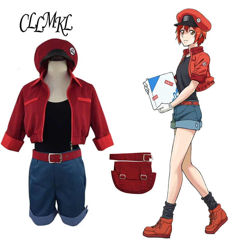 Аниме клетки на работе костюм Hataraku Saibou дендритическая клетка Косплей униформа |
