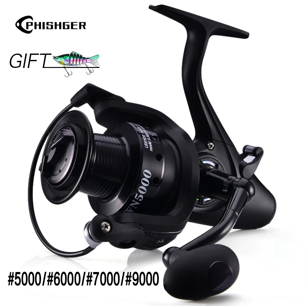 PHISHGER катушка спиннинга для карпа 12 + 1BB 5000 6000 7000 9000 Gear Ратио: 1 рыболовное колесо с