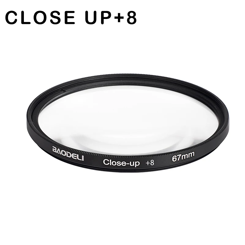 ONLY CU8 NO BOX BAODELI фильтр для объектива, концепция Nd Fld MC Uv Macro Star Polarisatie 49 52 55 58 62 67 72 77 82 мм для Nikon Canon sony аксессуары - Цвет: ONLY CU8 NO BOX