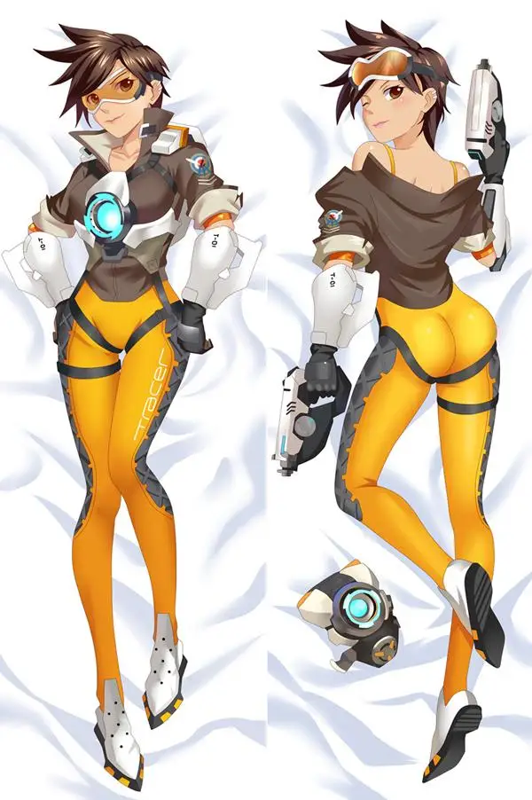 3D двухсторонняя японская сексуальная девушка аниме TRACER для игры OW Throw Otaku Dakimakura подарки постельные принадлежности длинная подушка для объятий чехол 150x50 см