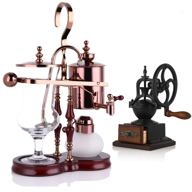 Royal Balance Syphon Maker Belgian pots Home siphon coffee makers Coffee pots+ Handwheel grinders coffee maker machine