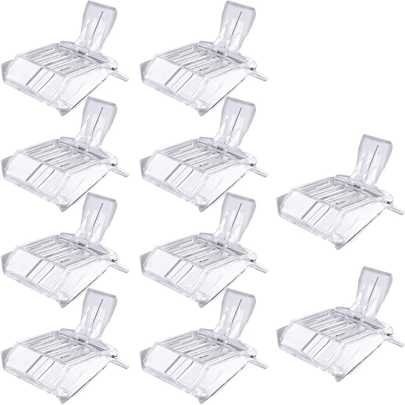 

10 Pack Queen Bee Cage Catcher Transparent Plastic Clip Catcher Trap Box Beekeeping Tool for Beekeepers