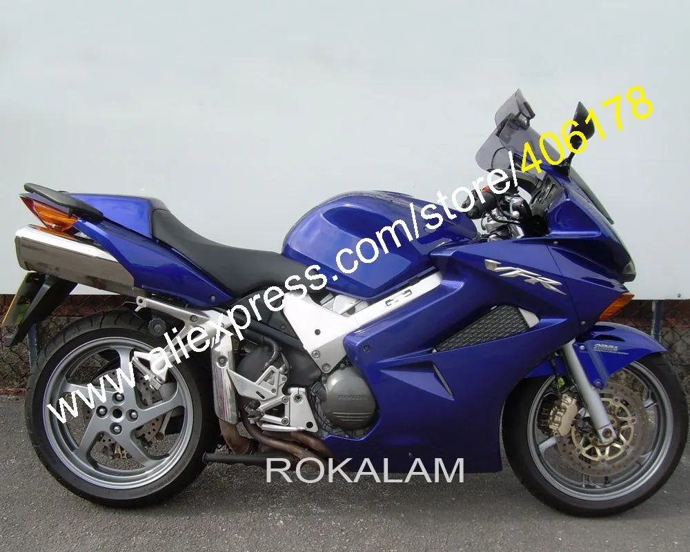 Комплект обтекателей из АБС-пластика 02-12 VFR 800 для Honda VFR800 2002-2012 синие обтекатели