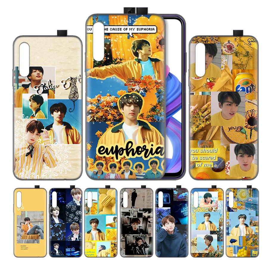 

Silicone Case Cover for Huawei Honor 8X 8C 8A 8S 9X 10 20 20i V20 Play Y5 Y7 Y9 Lite Pro Prime 2019 Nova 4e Jungkook Aesthetic