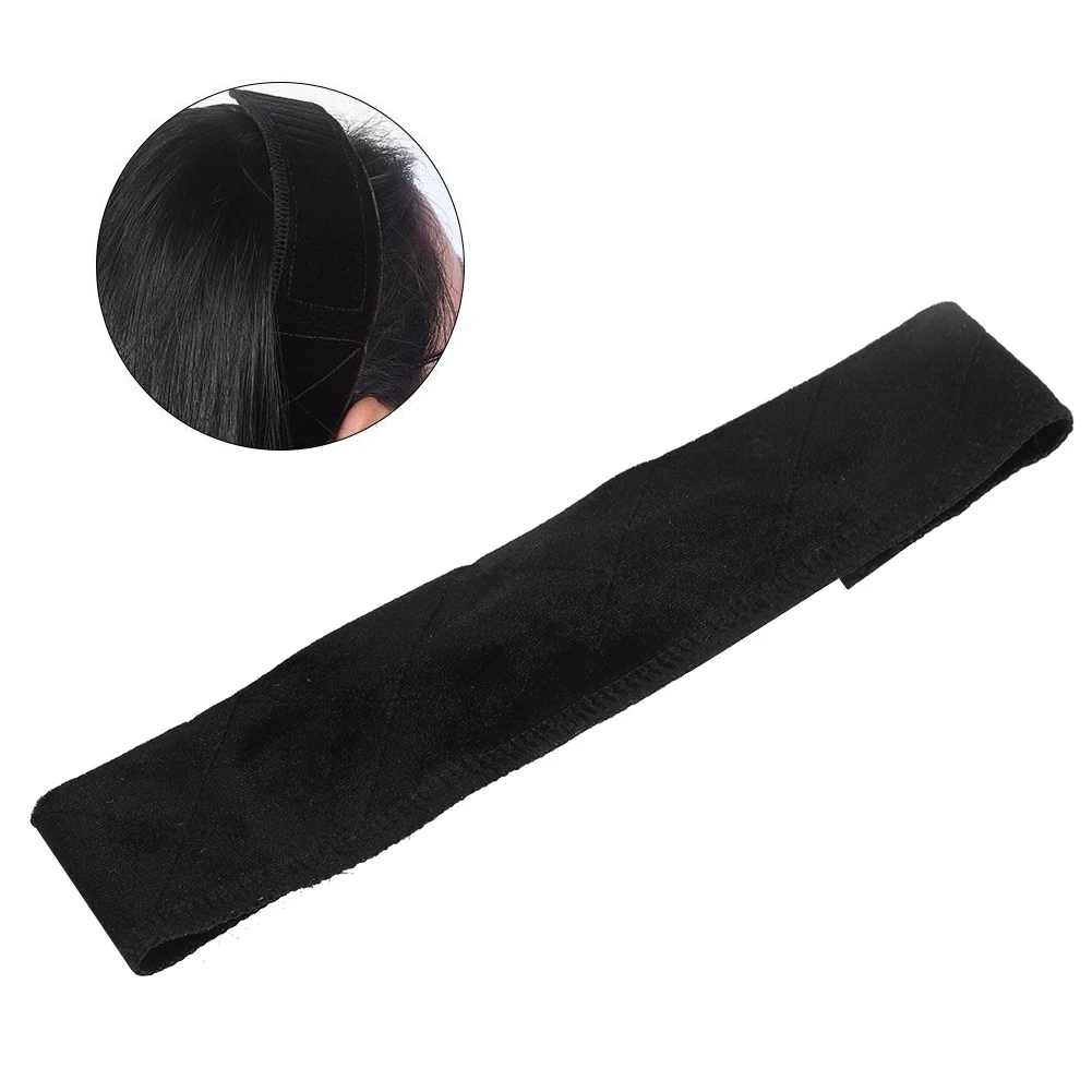 Women Non Slip Wig Grip Band Velvet Adjustable Elastic Headband Hair Styling Tool Hair Scarf Gift