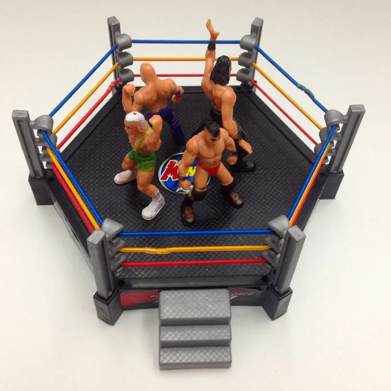 Борец WWE кольцо сцена Рисунок Модель Набор Гладиатор украшения детские развивающие собранные игрушки