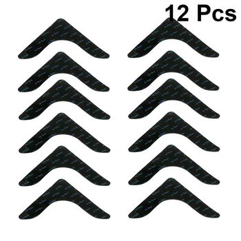 

12PCS Slip Prevention Stickers Rug Fixing Gripper Carpet Adhesive Strips Washable Carpet Mat Household Supplies for Home Office