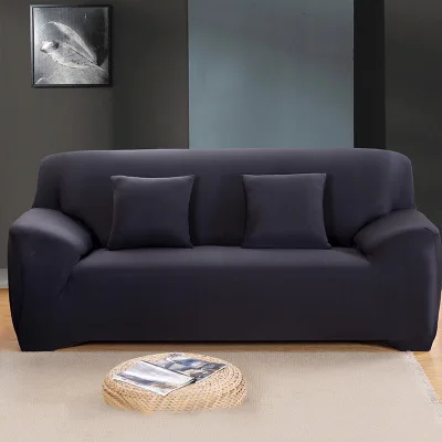 Color 6 Современный минималистичный эластичный чехол для дивана, все включено, однотонный тканевый чехол для дивана, универсальный набор диванных подушек - Цвет: Color 6