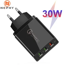 Chargeur universel rapide 30W adaptateur USB chargeur pour iPhone 7 8 6 6S 5 5S X Samsung huawei Xiaomi EU US Plug chargeur de téléphone portable(China)