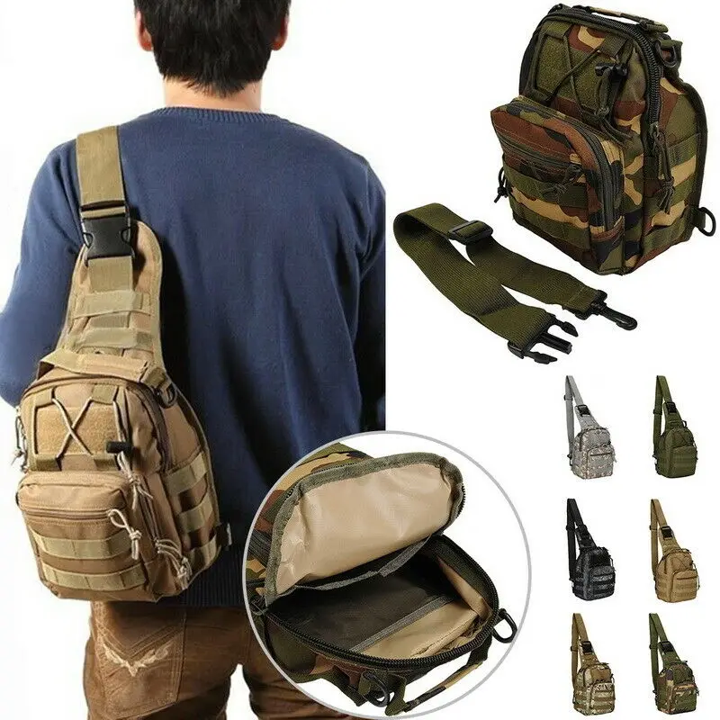 Тактическая Сумка Molle для рыбалки, туризма, рюкзаки, охотничьи сумки, спортивные нагрудные сумки, рюкзак на плечо, военный армейский рюкзак Mochila Tas для пеших прогулок, кемпинга, путешествий 600D, ткань Оксфорд