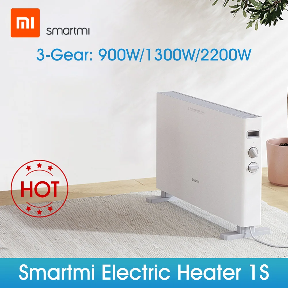 Xiao mi jia Smart mi 3 Режим электрические обогреватели 1S для дома Быстрый конвектор mi Удобный вентилятор настенный обогреватель радиатор бесшумный