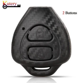 

Kutery Remote Car Key Shell Case Fob For Toyota Camry Corolla Avalon Venza Reiz RAV4 Crown No Blade 2 Buttons
