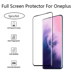 На Алиэкспресс купить стекло для смартфона 5pcs 9d tempered glass for oneplus 7 6t 6 oneplus 5 5t screen protector for oneplus 7 glass film