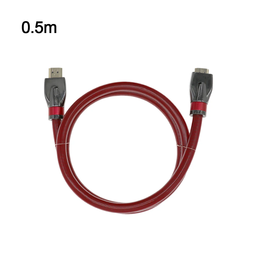 HDMI кабель видео кабели Позолоченные 2,1 8K 3D HDTV UHD высокоскоростной плетеный кабель для Xbox DVD Play Длина 0,5 м 1 м 1,5 м