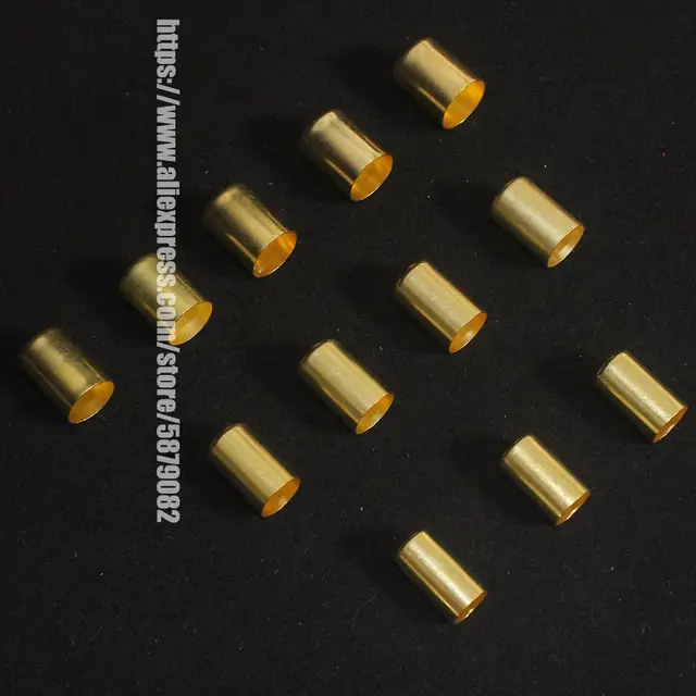 50Db -Csomag Sárgaréz Rézhüvelyek Permetező Tömlő Gumicsőhöz Hüvely Rézcső Kipufogócsatlakozója 11,5 Mm -16 Cső Csatlakozó - Image 5