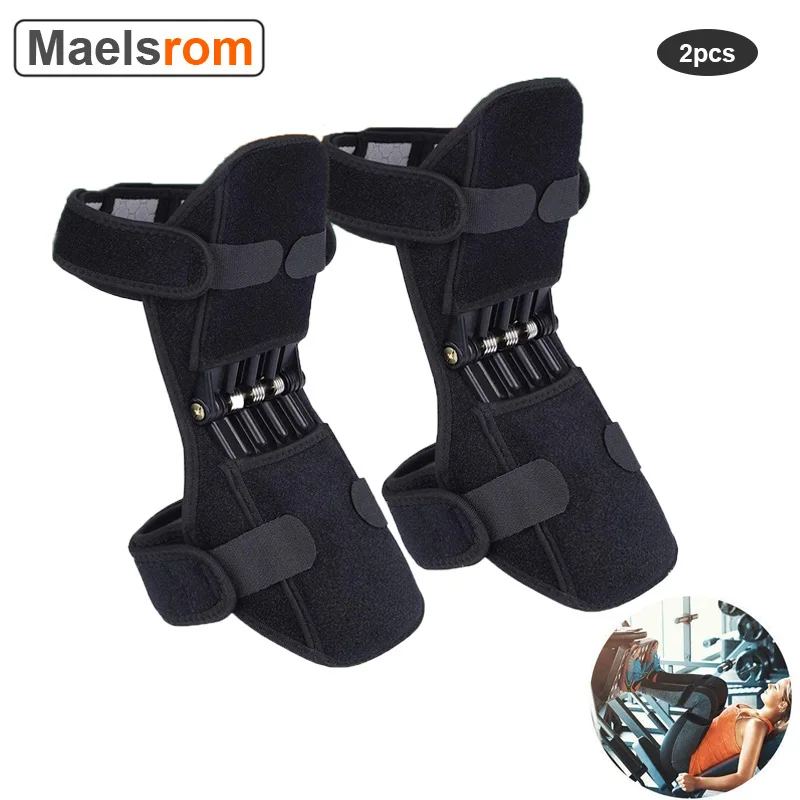 

2 упаковки суставных наколенников, мощный наколенник, восстанавливающий фиксатор, дышащий усилитель весны, защитный спортивный стабилизатор