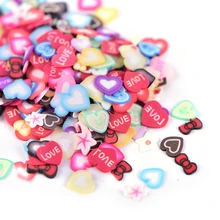 AACAR 250 pièces 3D polymère argile bricolage conçoit roue ongles Art décoration minuscule Fimo fruits tranches roue ongles Art(China)