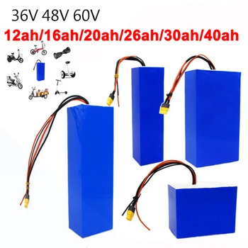

36V 48V 60V 10S 13S 16S lithium battery pack with BMS protection 20ah 30Ah for balance bike electric bicycle scooter tricycle