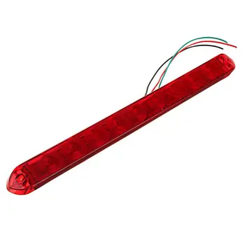 

Replacement 9 LED Light Bar Stop Turn 3rd Brake Light Trailer Accessories Red
