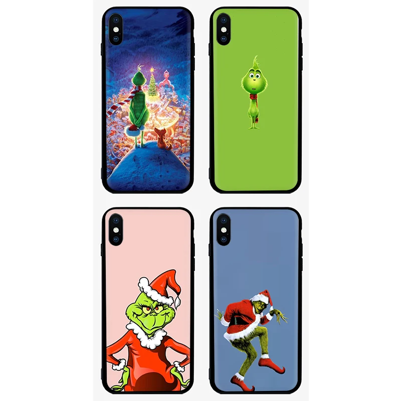 Силиконовый чехол для телефона EWAU Monster Grinch для iPhone 5 5S SE 6 6s 7 8 Plus X XR XS 11 Pro Max