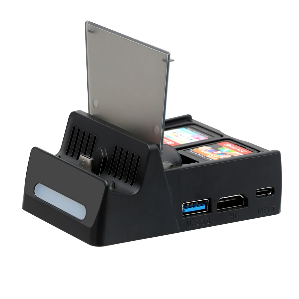 Per Switch Ns Mini Caricatore Portatile Dock Station Di Ricarica Convertitore Video Hd Porta Docktype C Per Switch Game
