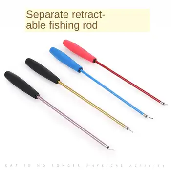 

Pet Cat Stick Flexible three-section Telescopic Fishing rod cat toy funny Kitten stick Creative Pet toy Cat essential artifact